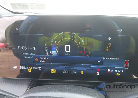 2025 Chevrolet Equinox Awd Lt z USA, uszkodzony, nr VIN 3GNAXPEG0SL324321